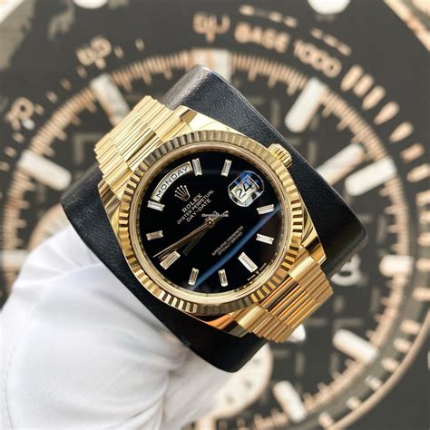 rolex diamond black noyx|Rolex day date 40.